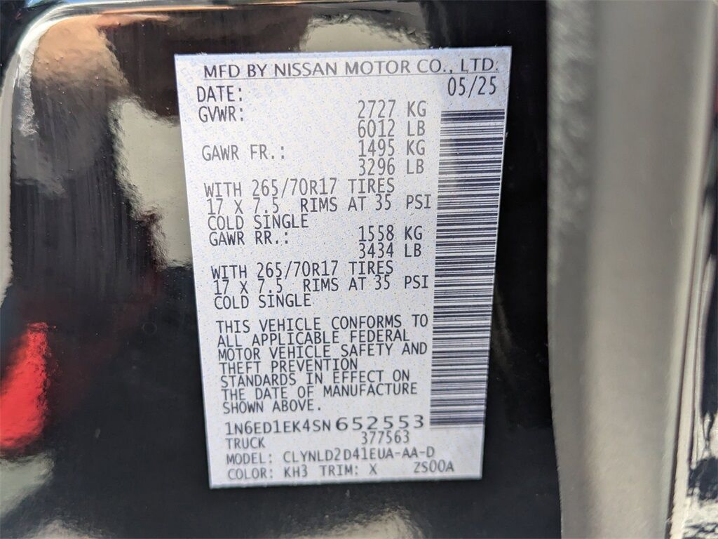 2025 Nissan Frontier PRO-4X Kennesaw GA