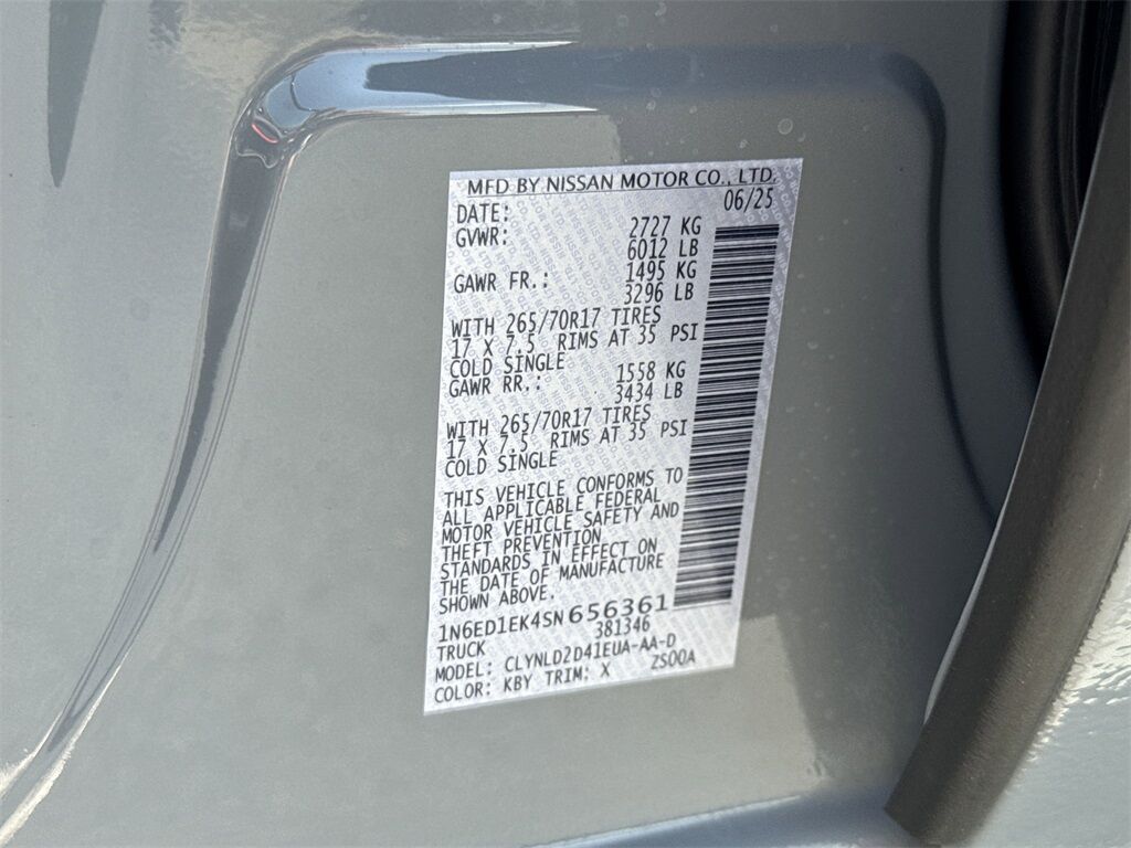2025 Nissan Frontier PRO-4X Kennesaw GA