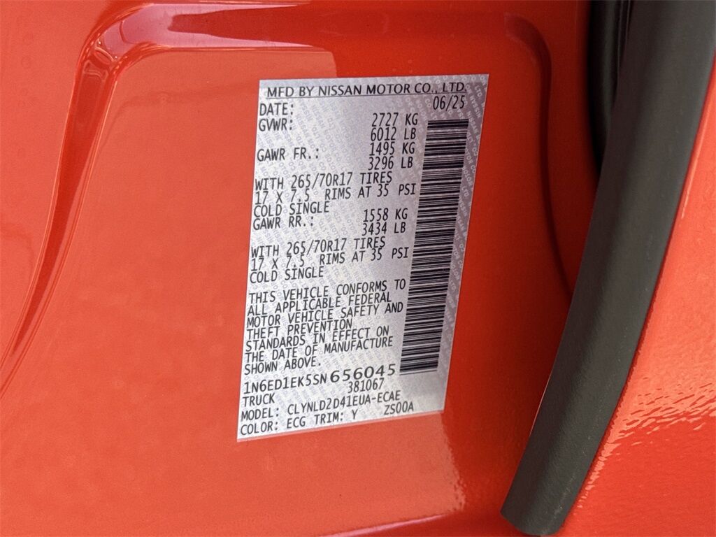 2025 Nissan Frontier PRO-4X Kennesaw GA