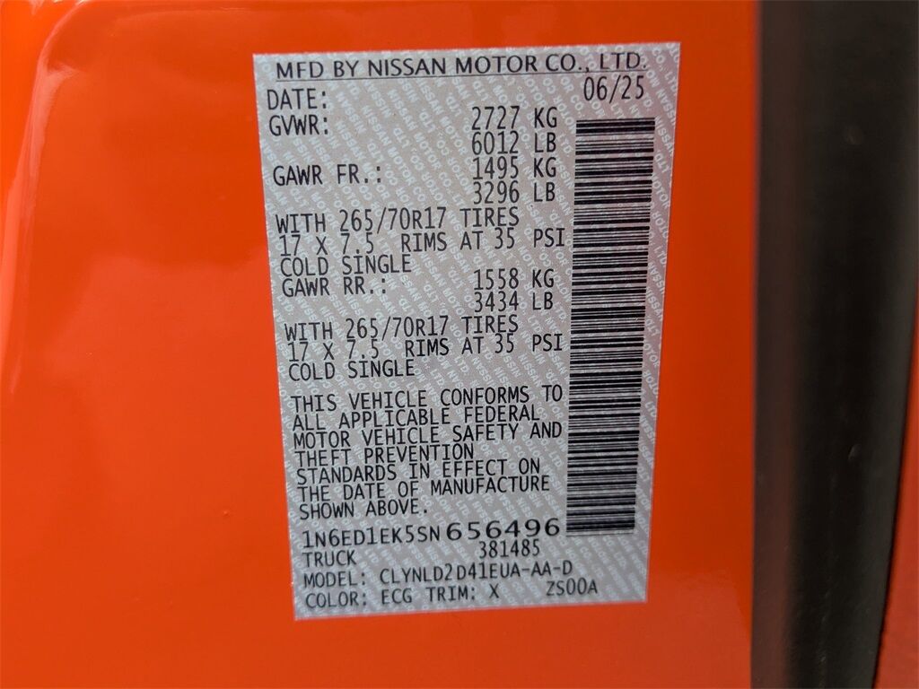 2025 Nissan Frontier PRO-4X Kennesaw GA