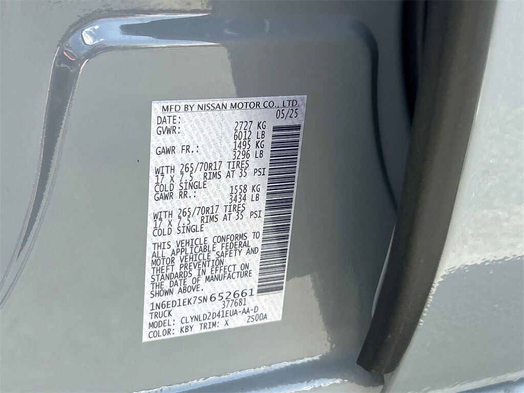 2025 Nissan Frontier PRO-4X Kennesaw GA