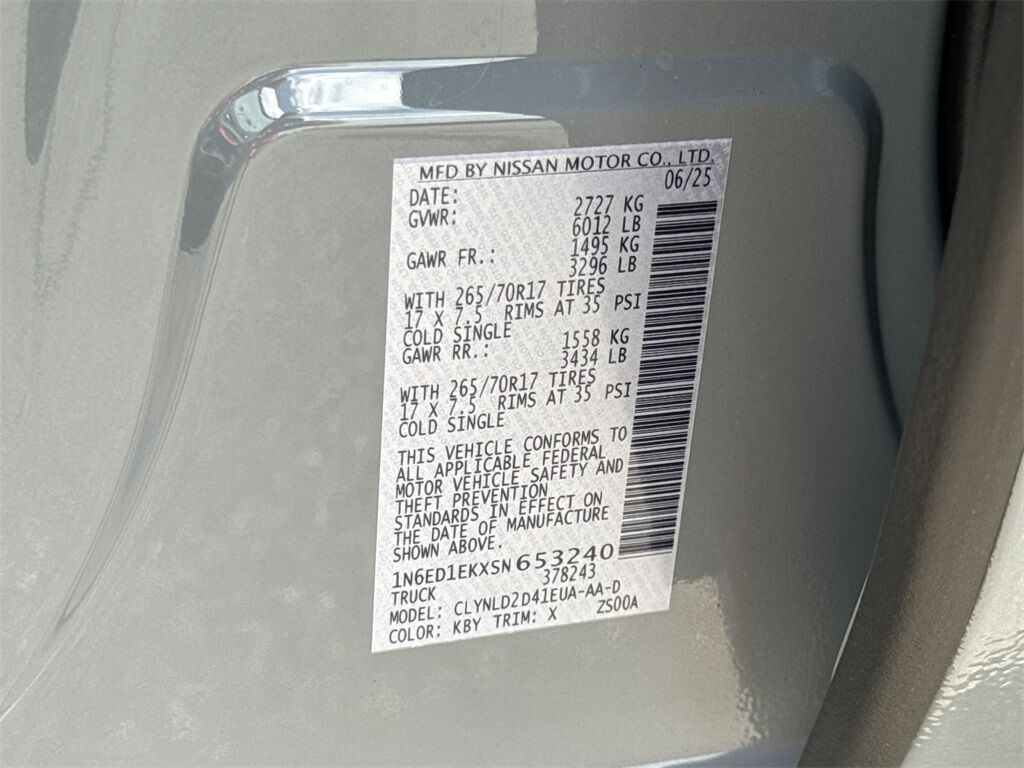2025 Nissan Frontier PRO-4X Kennesaw GA