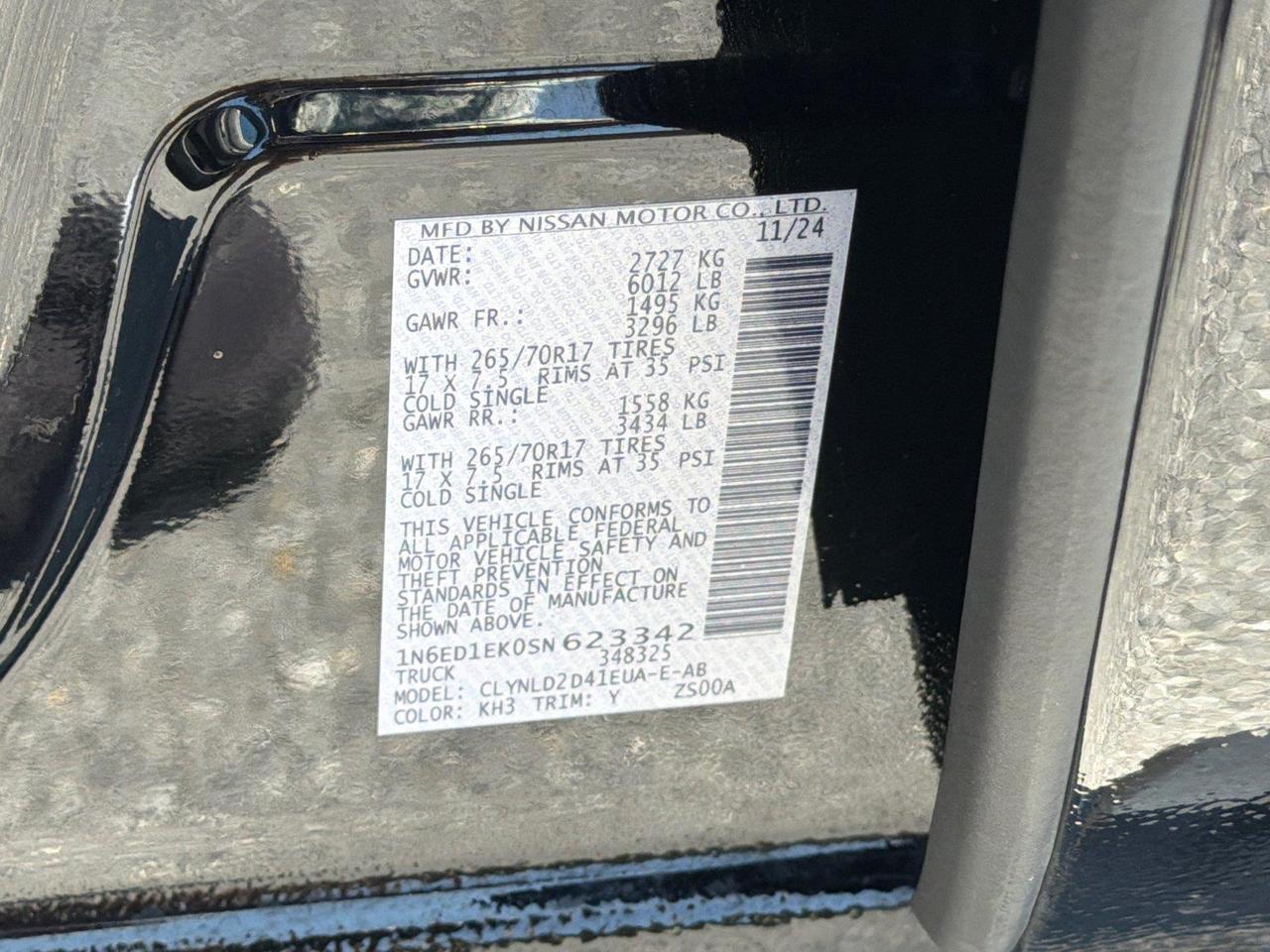 2025 Nissan Frontier PRO-4X Hagerstown MD