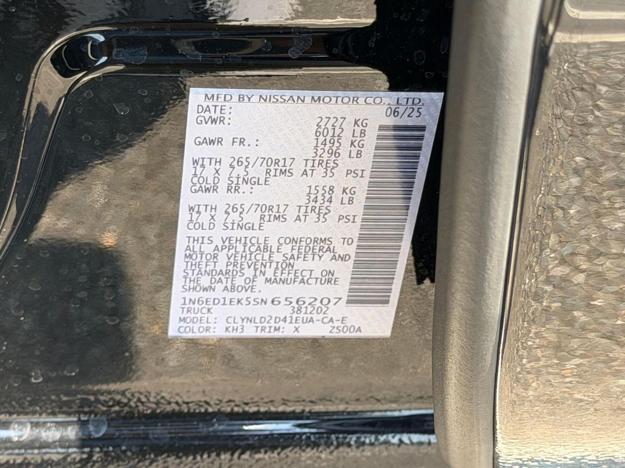 2025 Nissan Frontier PRO-4X Springfield VA