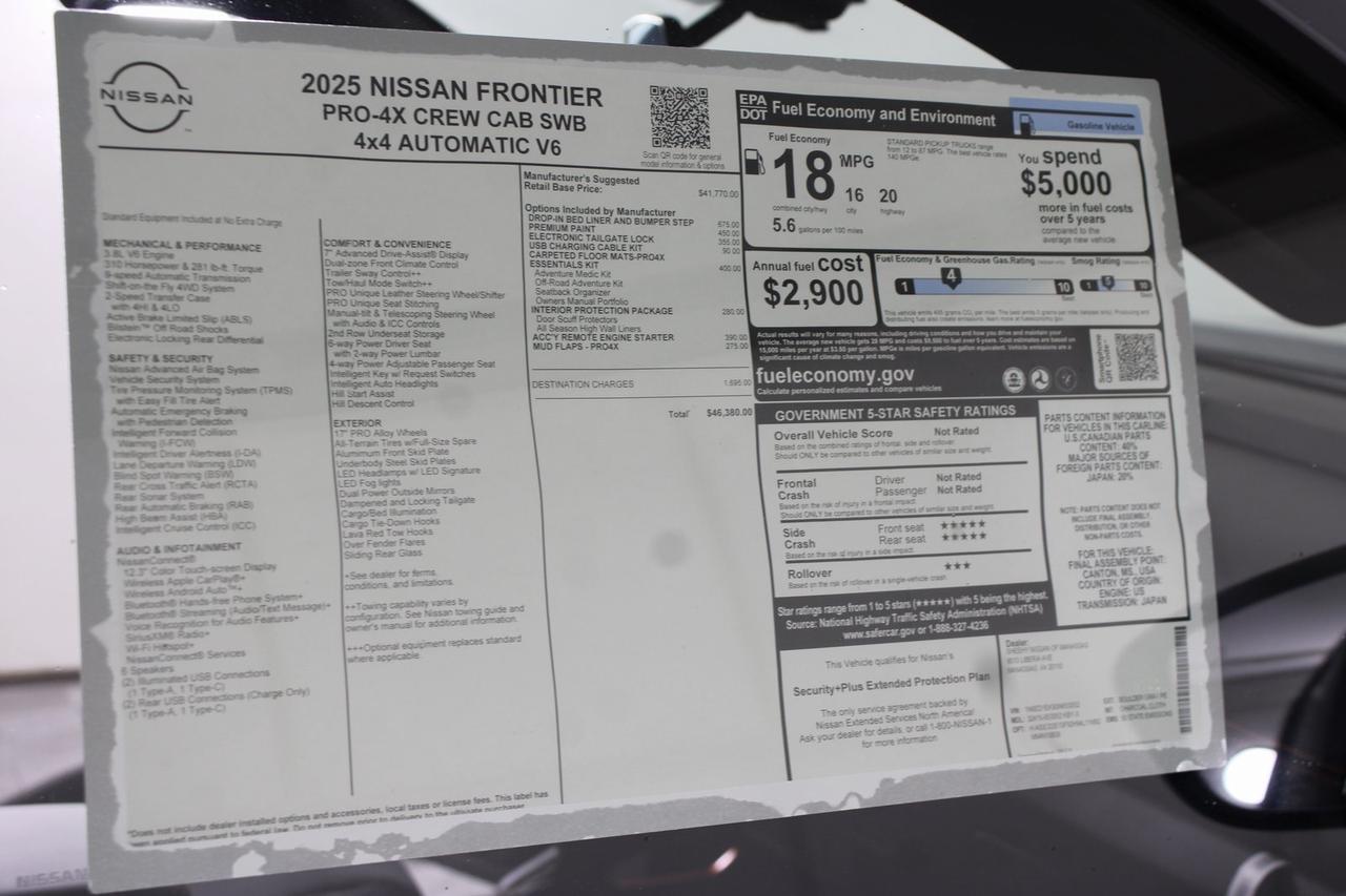 2025 Nissan Frontier PRO-4X Manassas VA