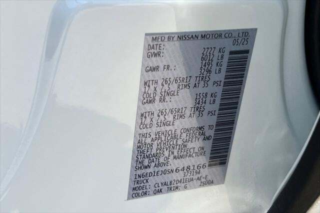 2025 Nissan Frontier SV Roseville CA