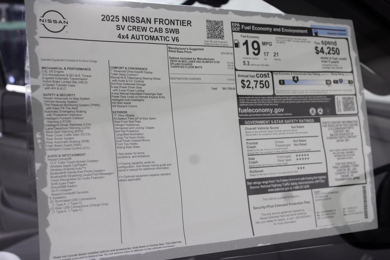 2025 Nissan Frontier SV Manassas VA