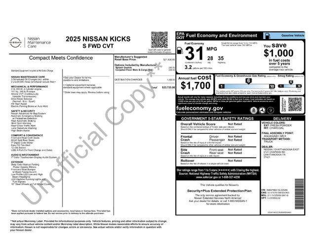 2025 Nissan Kicks S Raleigh NC