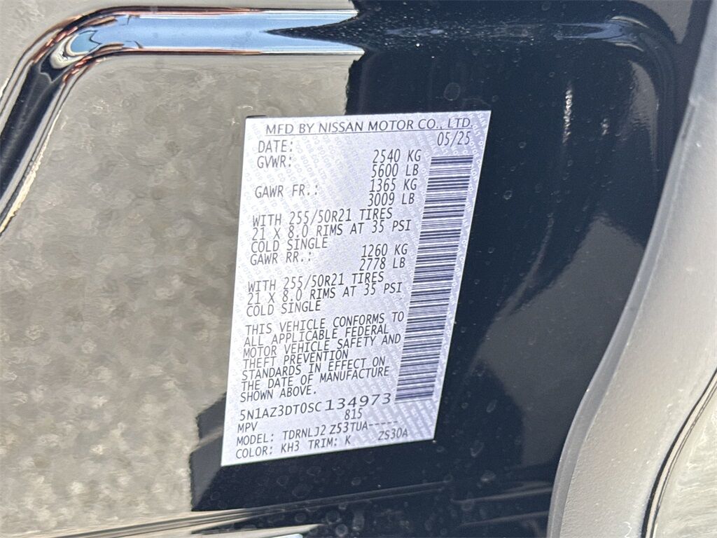 2025 Nissan Murano Platinum Kennesaw GA