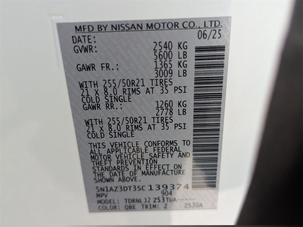 2025 Nissan Murano Platinum Kennesaw GA