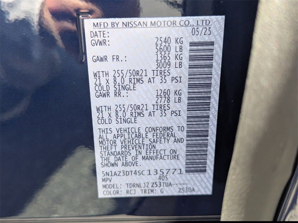 2025 Nissan Murano Platinum Kennesaw GA