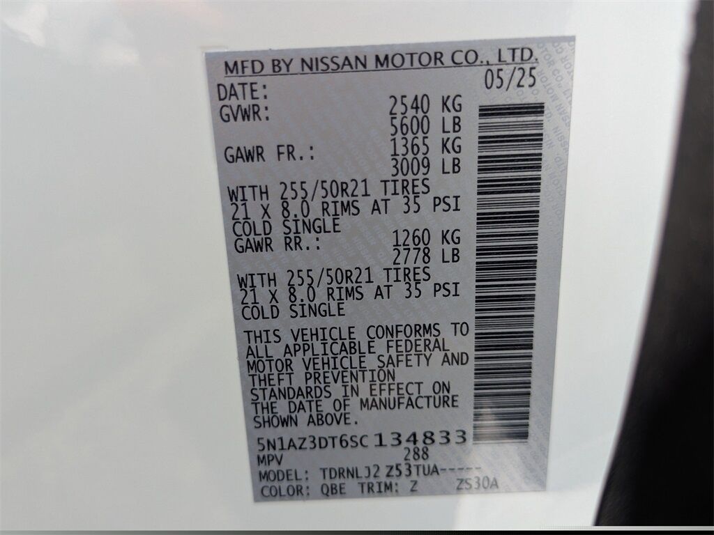 2025 Nissan Murano Platinum Kennesaw GA