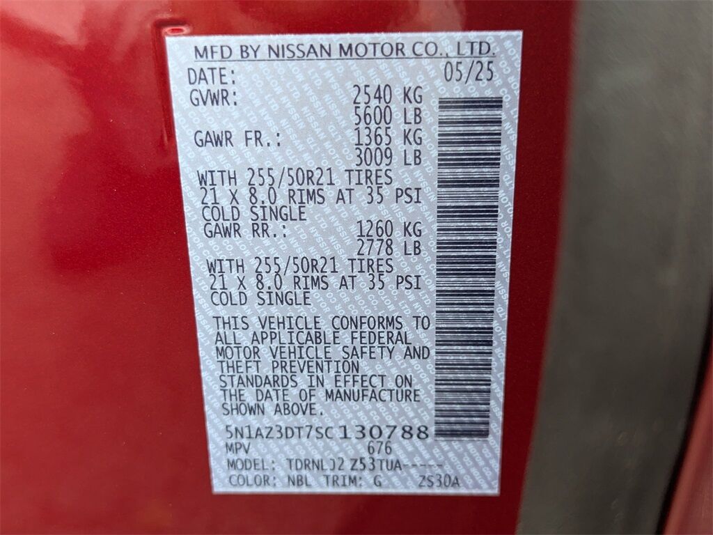 2025 Nissan Murano Platinum Kennesaw GA