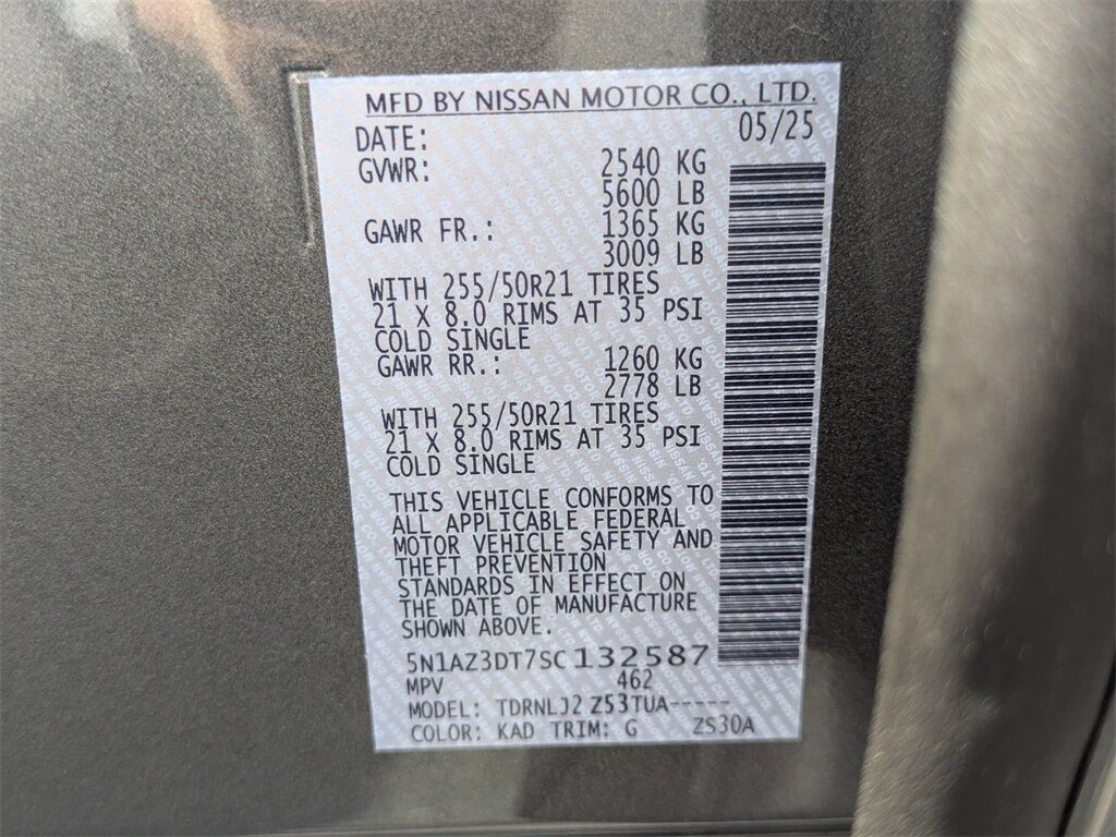 2025 Nissan Murano Platinum Kennesaw GA