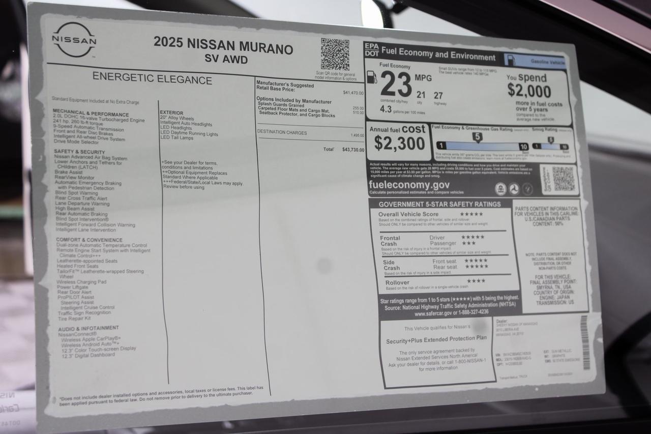 2025 Nissan Murano SV Manassas VA