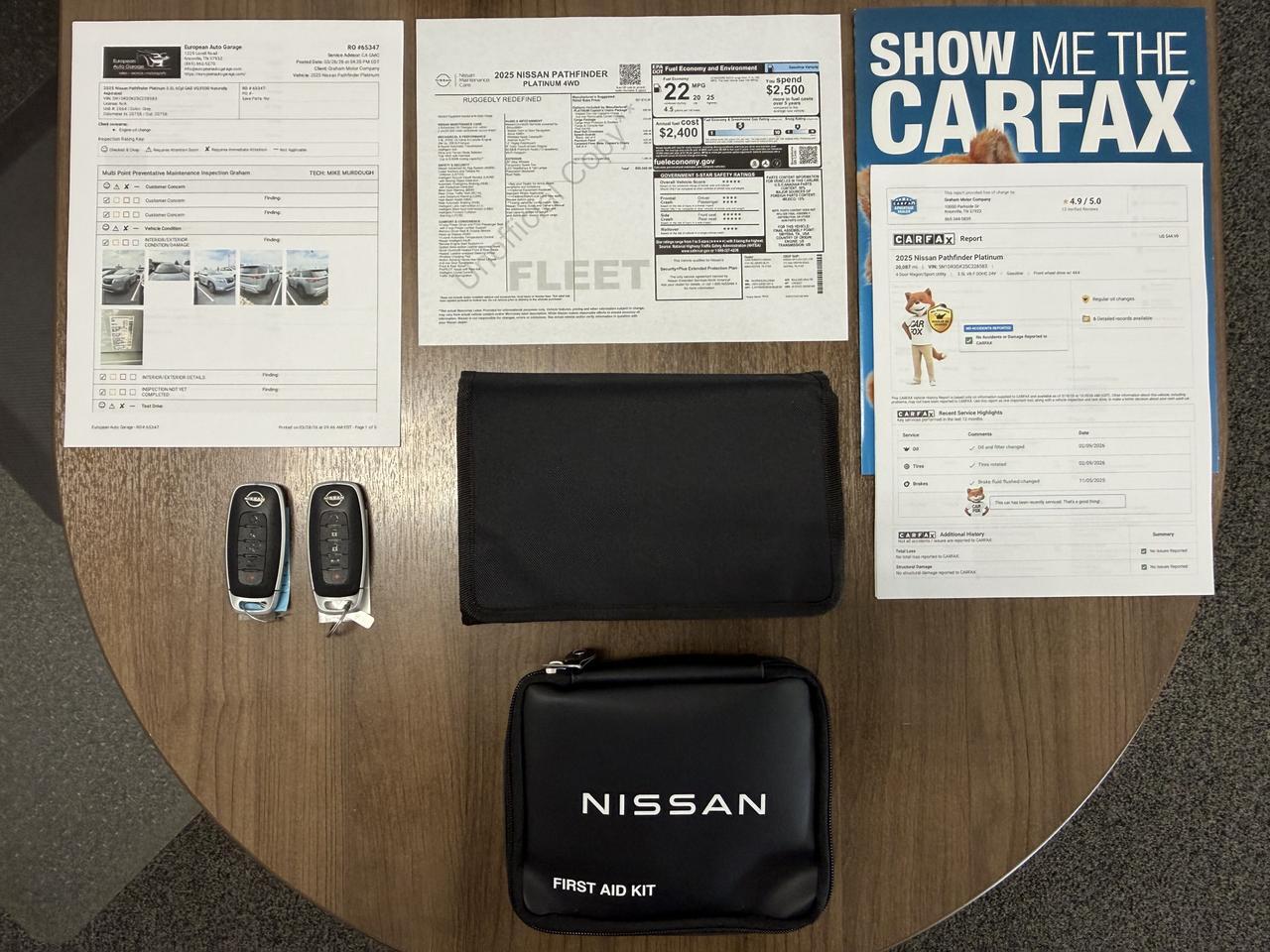 2025 Nissan Pathfinder Platinum Knoxville TN