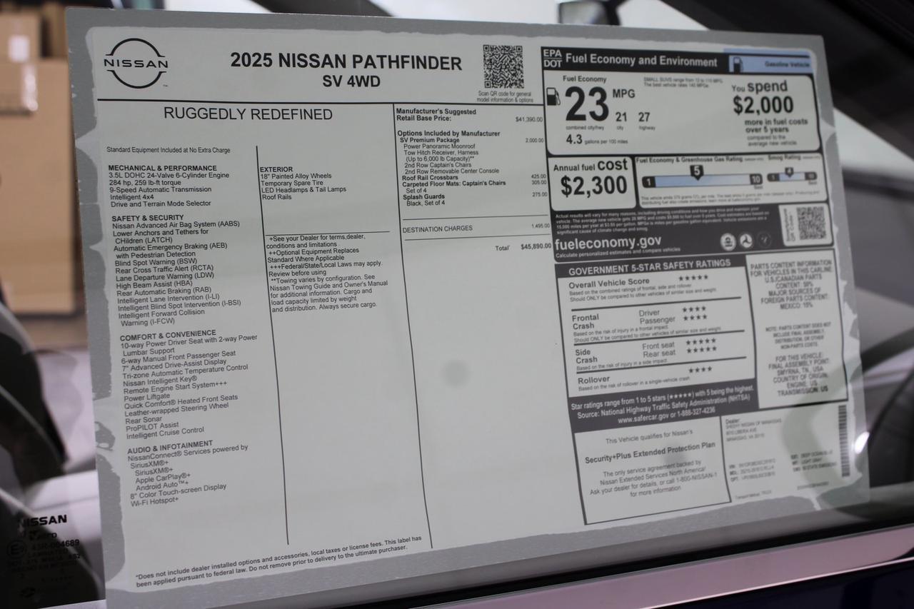 2025 Nissan Pathfinder SV Manassas VA