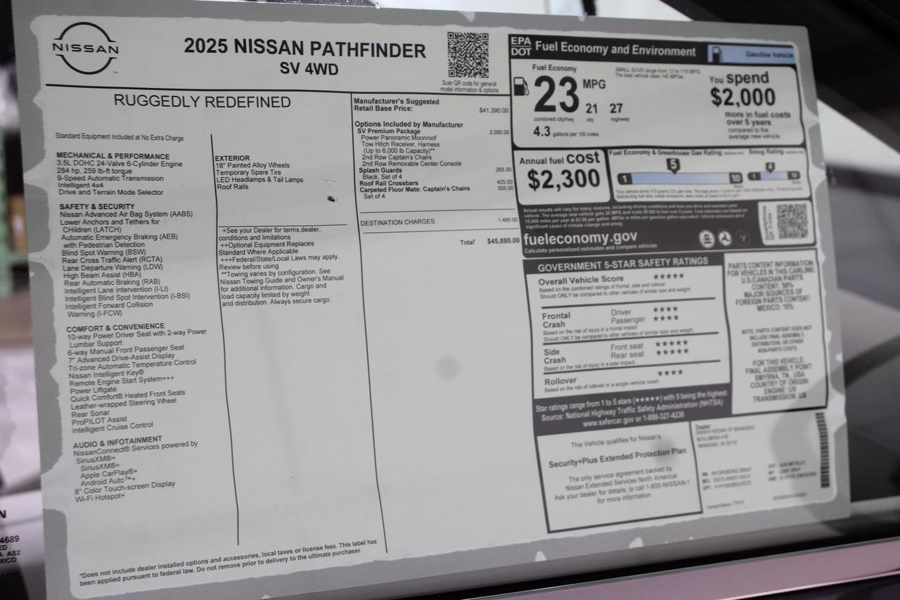2025 Nissan Pathfinder SV Manassas VA