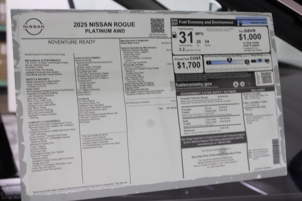 2025 Nissan Rogue Platinum Manassas VA
