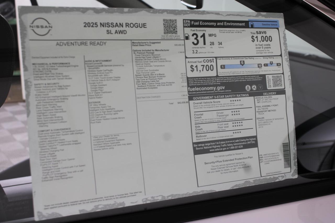 2025 Nissan Rogue SL Manassas VA