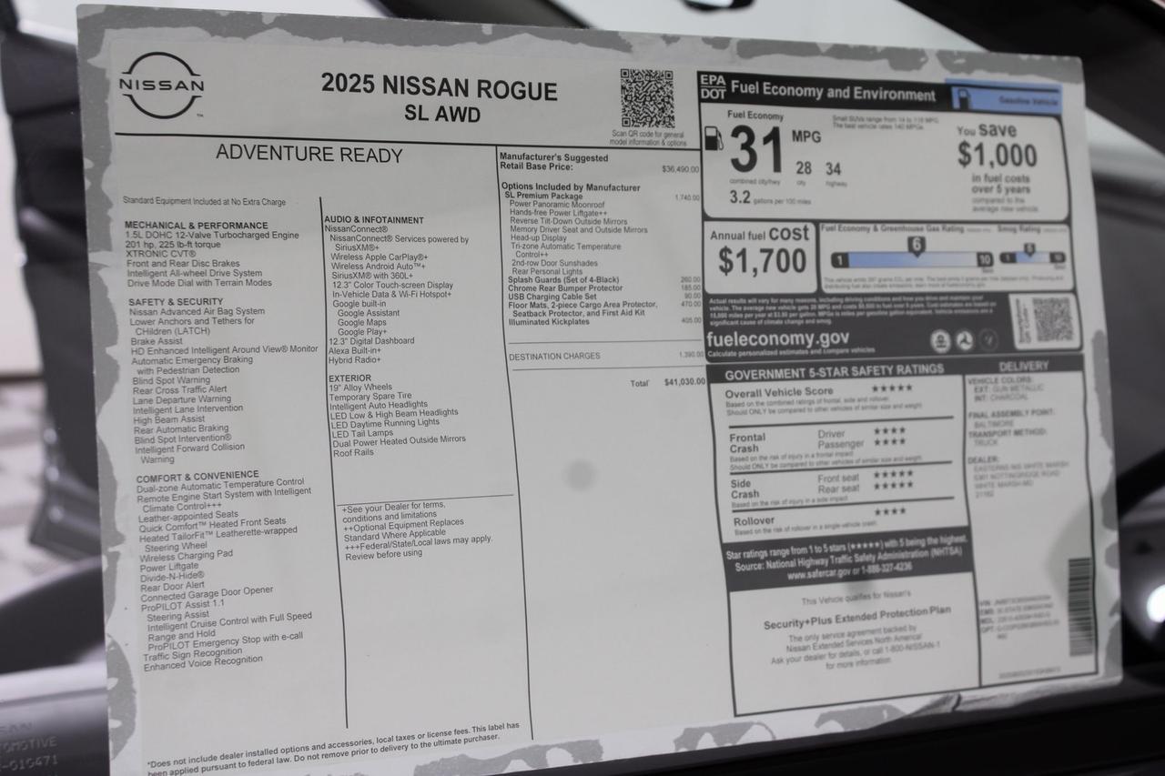 2025 Nissan Rogue SL Manassas VA