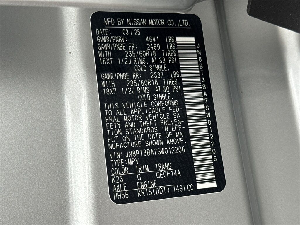 2025 Nissan Rogue SV Kennesaw GA