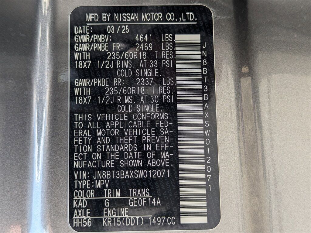 2025 Nissan Rogue SV Kennesaw GA