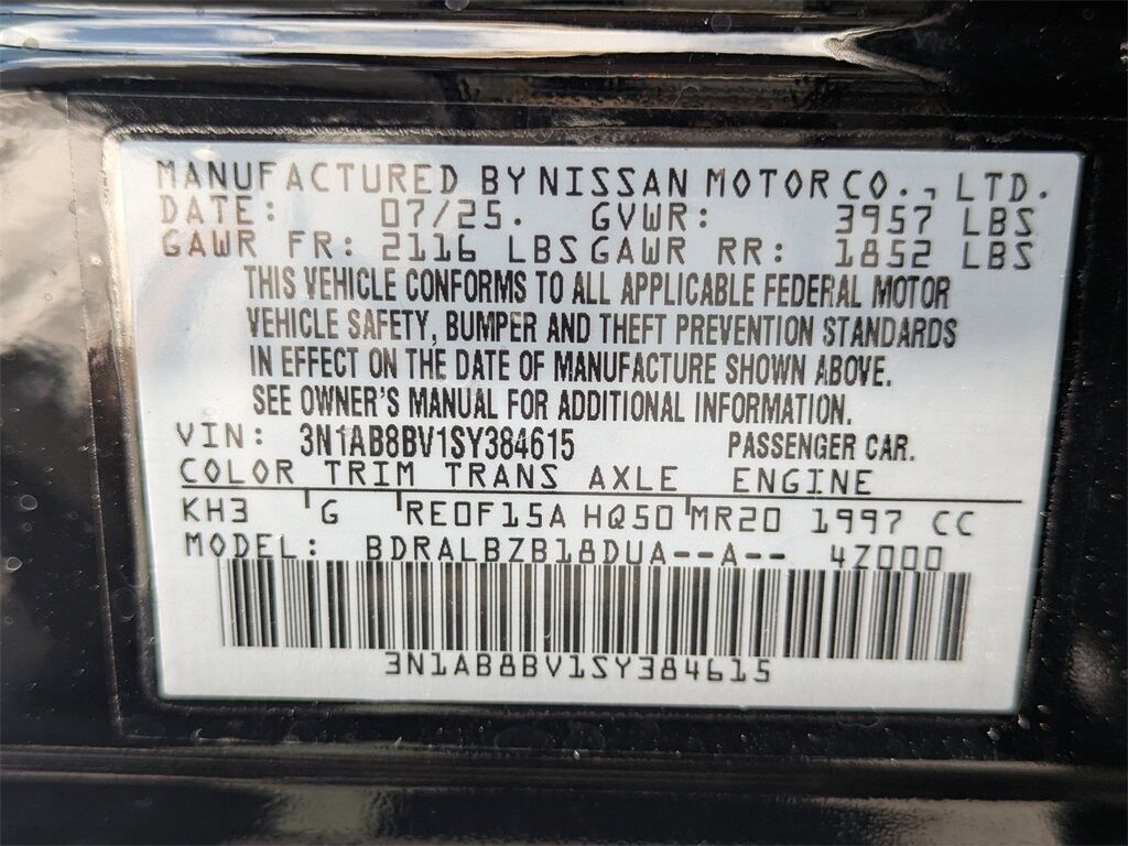 2025 Nissan Sentra S Kennesaw GA