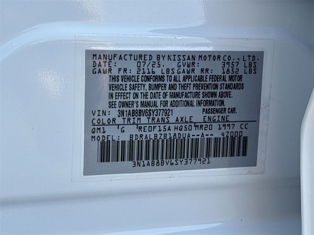2025 Nissan Sentra S Kennesaw GA