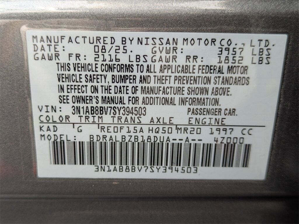 2025 Nissan Sentra S Kennesaw GA