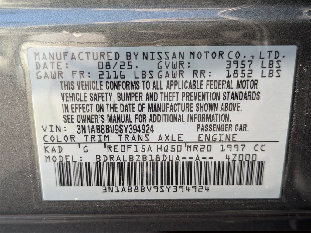 2025 Nissan Sentra S Kennesaw GA