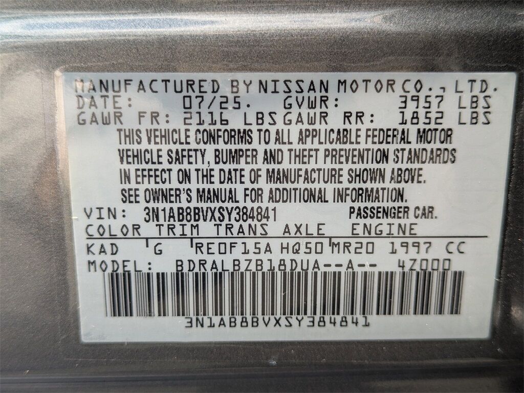 2025 Nissan Sentra S Kennesaw GA