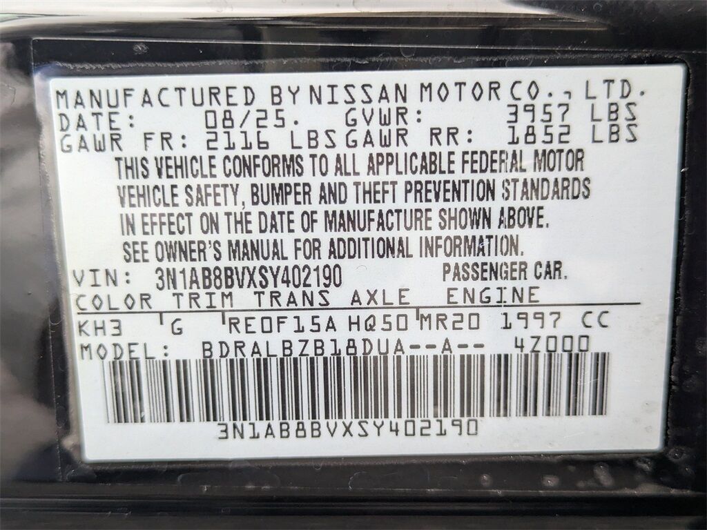 2025 Nissan Sentra S Kennesaw GA