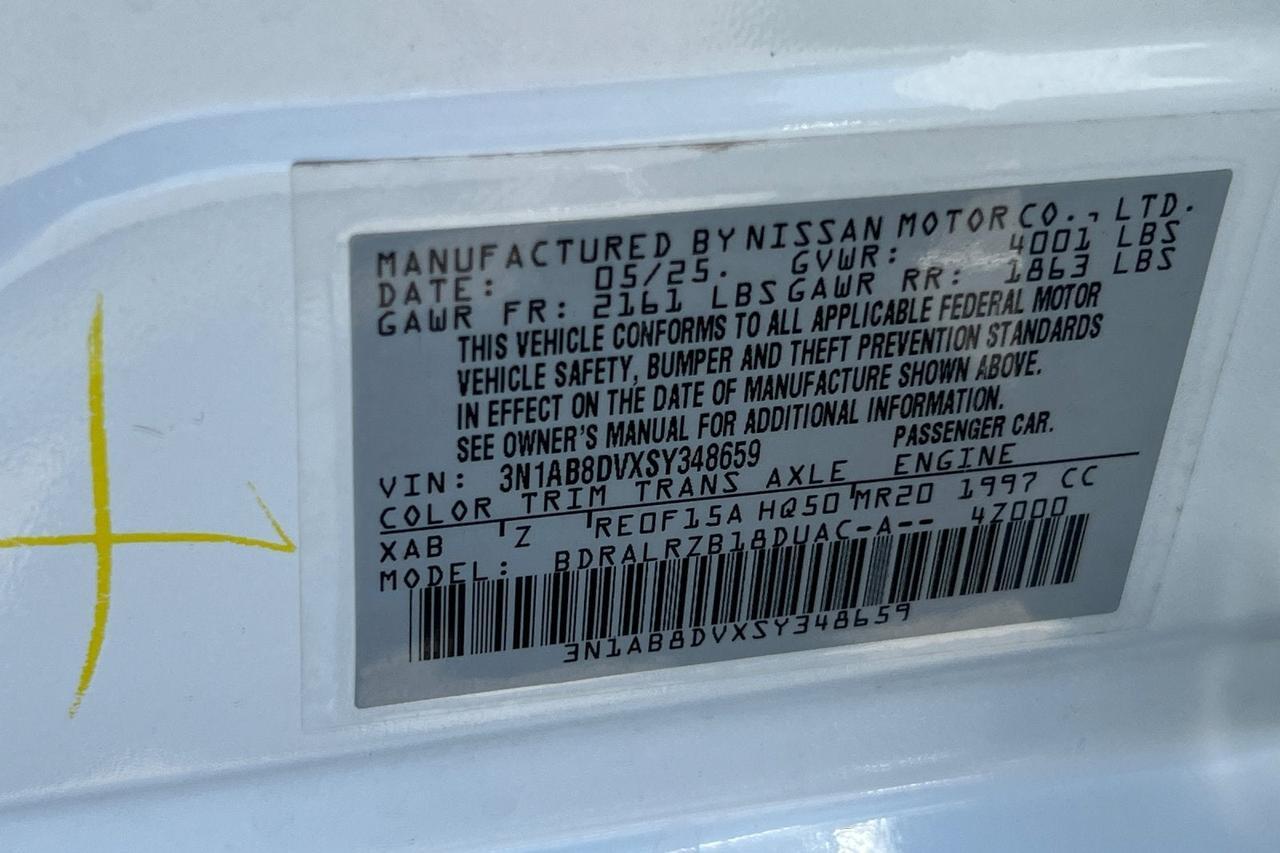2025 Nissan Sentra SR Roseville CA