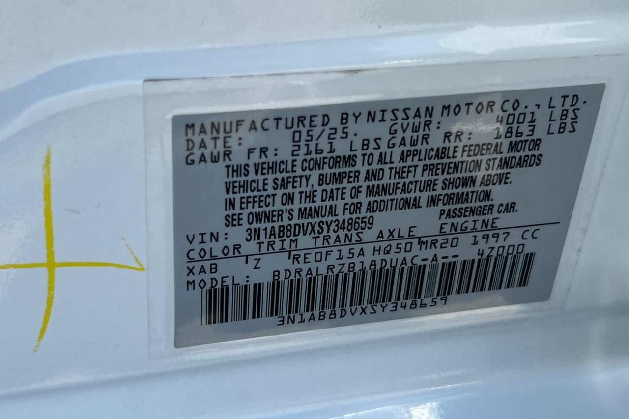 2025 Nissan Sentra SR Roseville CA