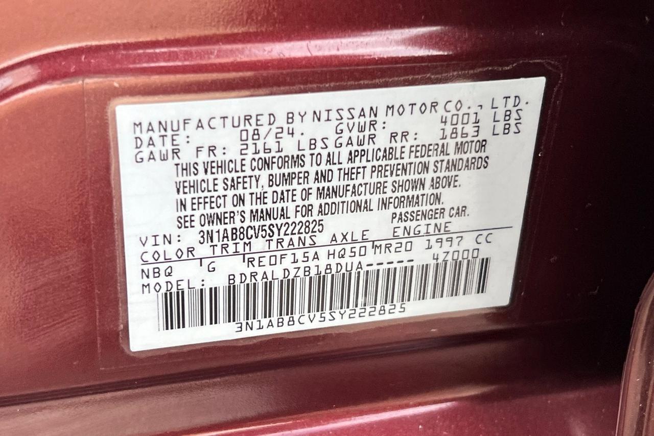 2025 Nissan Sentra SV Roseville CA