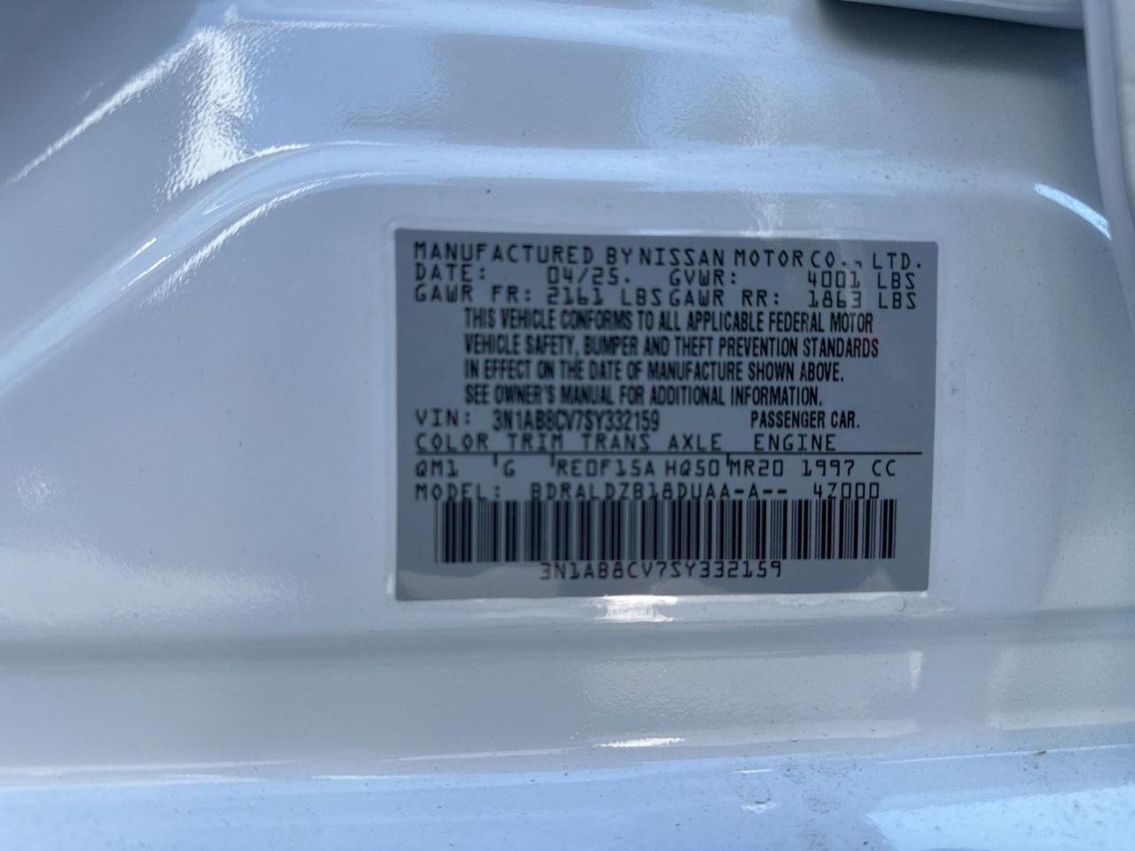 2025 Nissan Sentra SV Gaithersburg MD