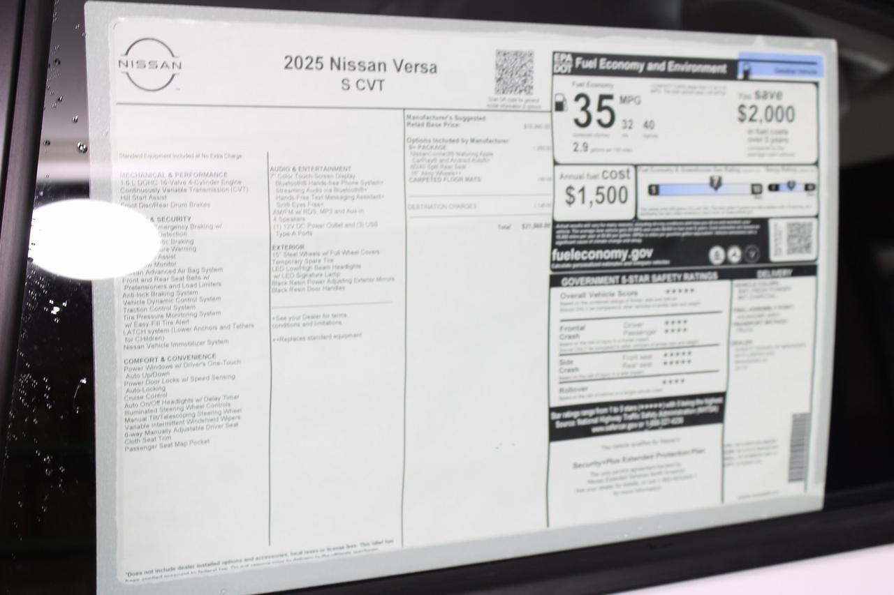 2025 Nissan Versa 1.6 S Manassas VA
