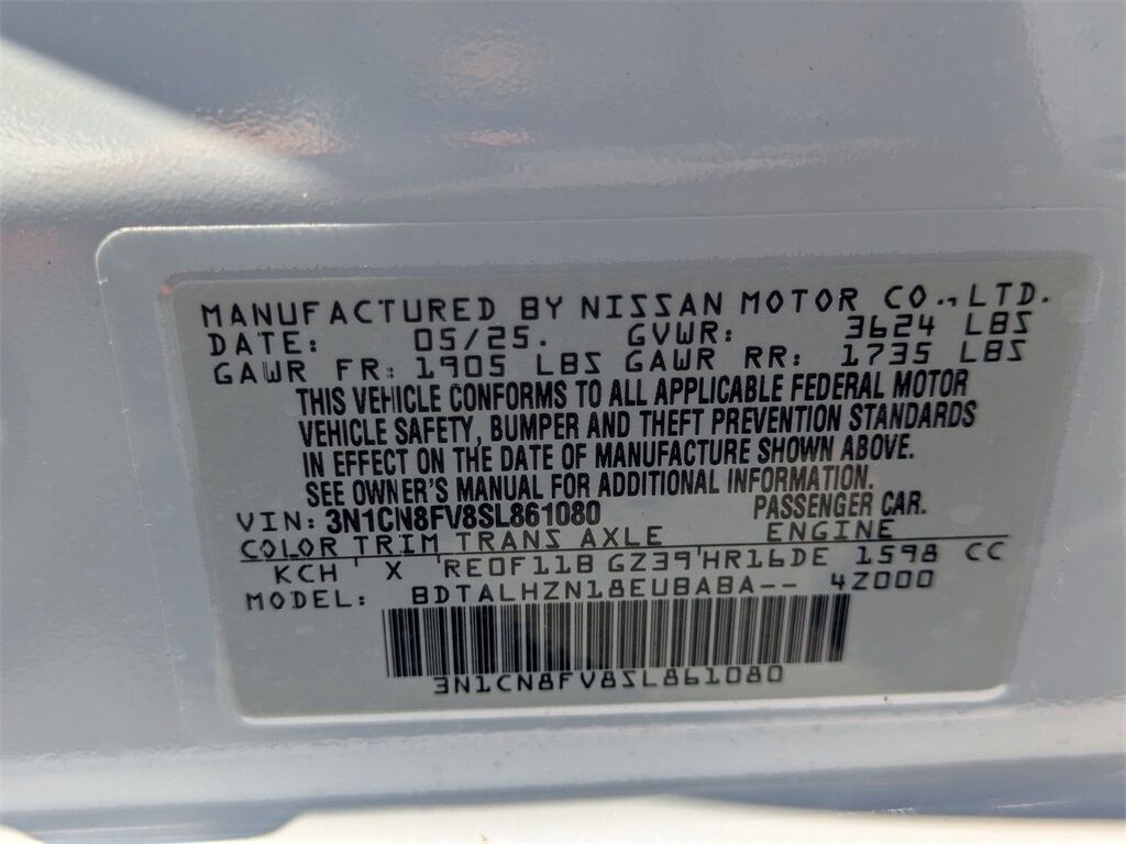 2025 Nissan Versa 1.6 SR Kennesaw GA
