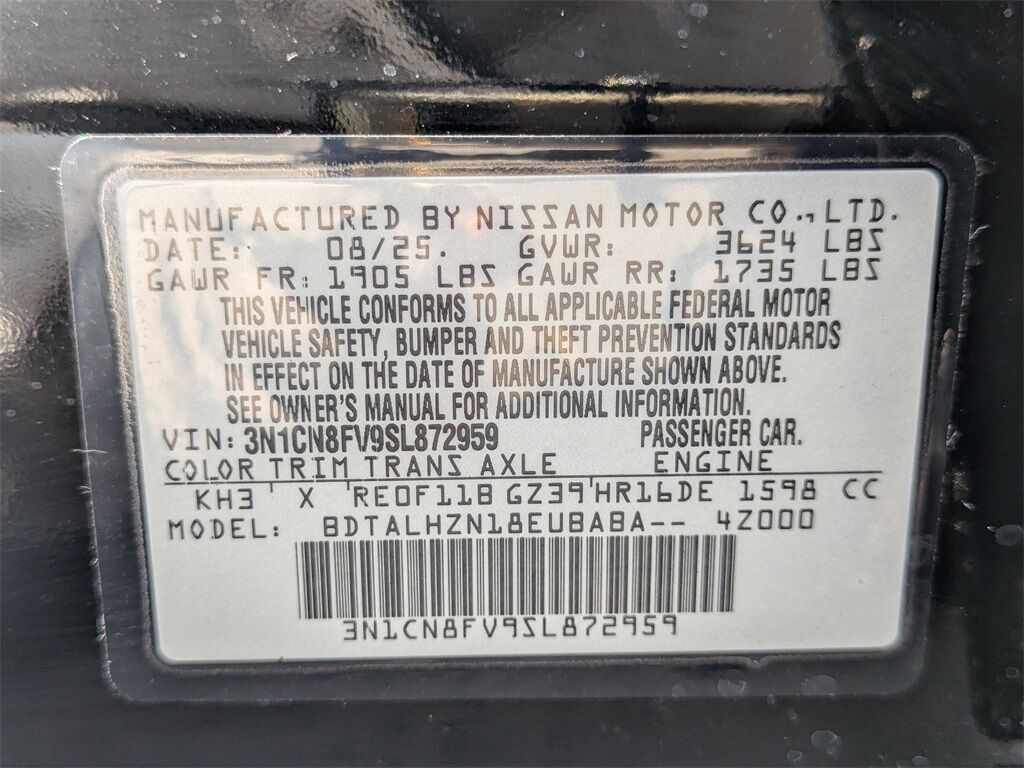 2025 Nissan Versa 1.6 SR Kennesaw GA
