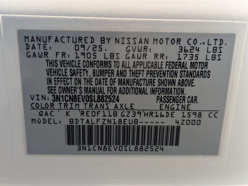 2025 Nissan Versa 1.6 SV Kennesaw GA