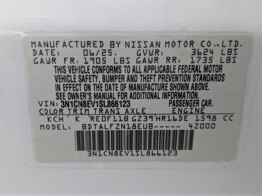 2025 Nissan Versa 1.6 SV Kennesaw GA