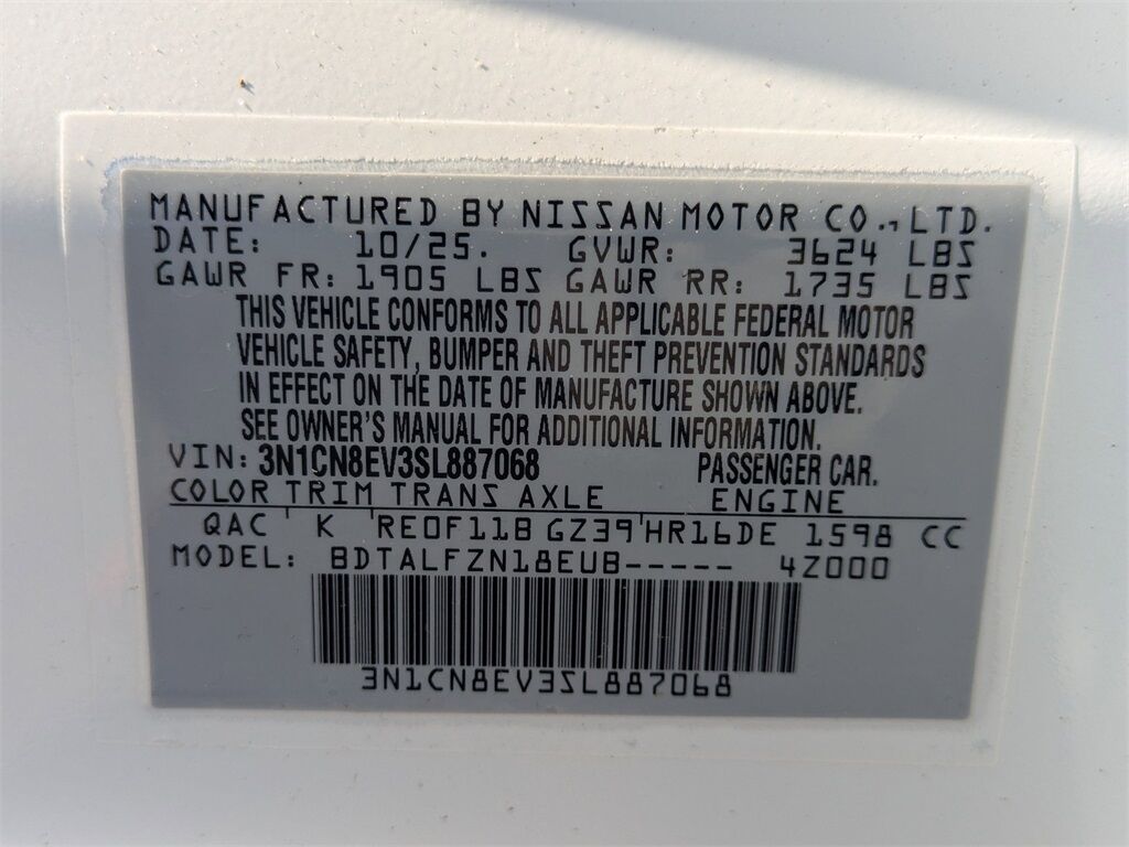 2025 Nissan Versa 1.6 SV Kennesaw GA