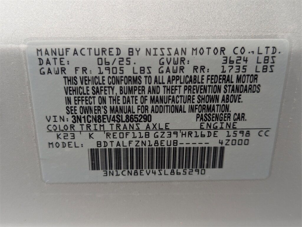 2025 Nissan Versa 1.6 SV Kennesaw GA