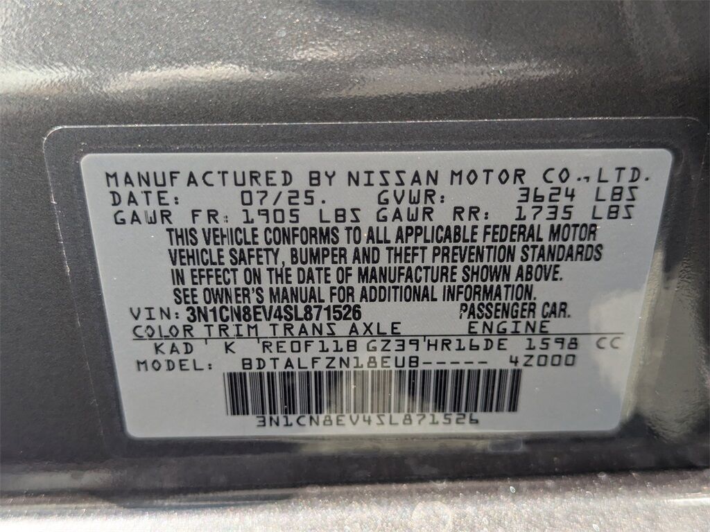 2025 Nissan Versa 1.6 SV Kennesaw GA
