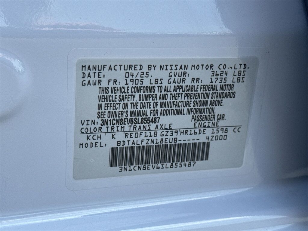 2025 Nissan Versa 1.6 SV Kennesaw GA