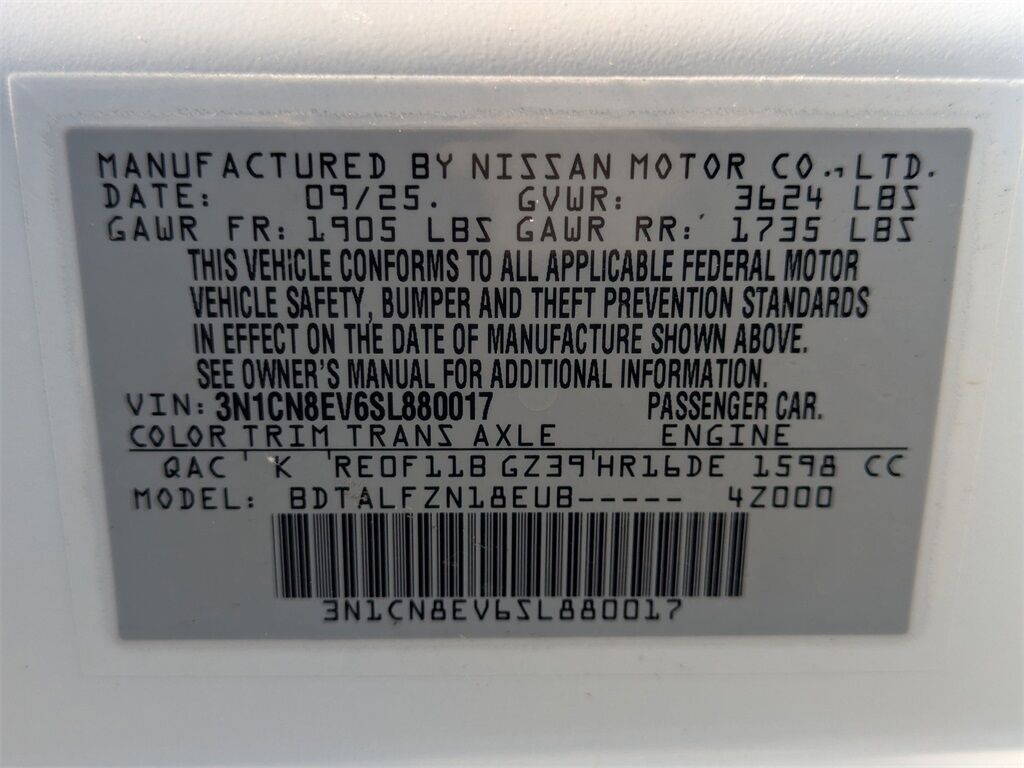 2025 Nissan Versa 1.6 SV Kennesaw GA