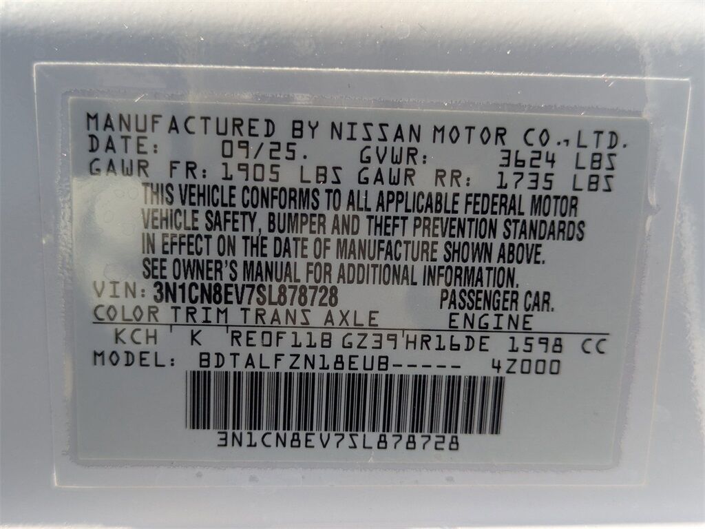 2025 Nissan Versa 1.6 SV Kennesaw GA