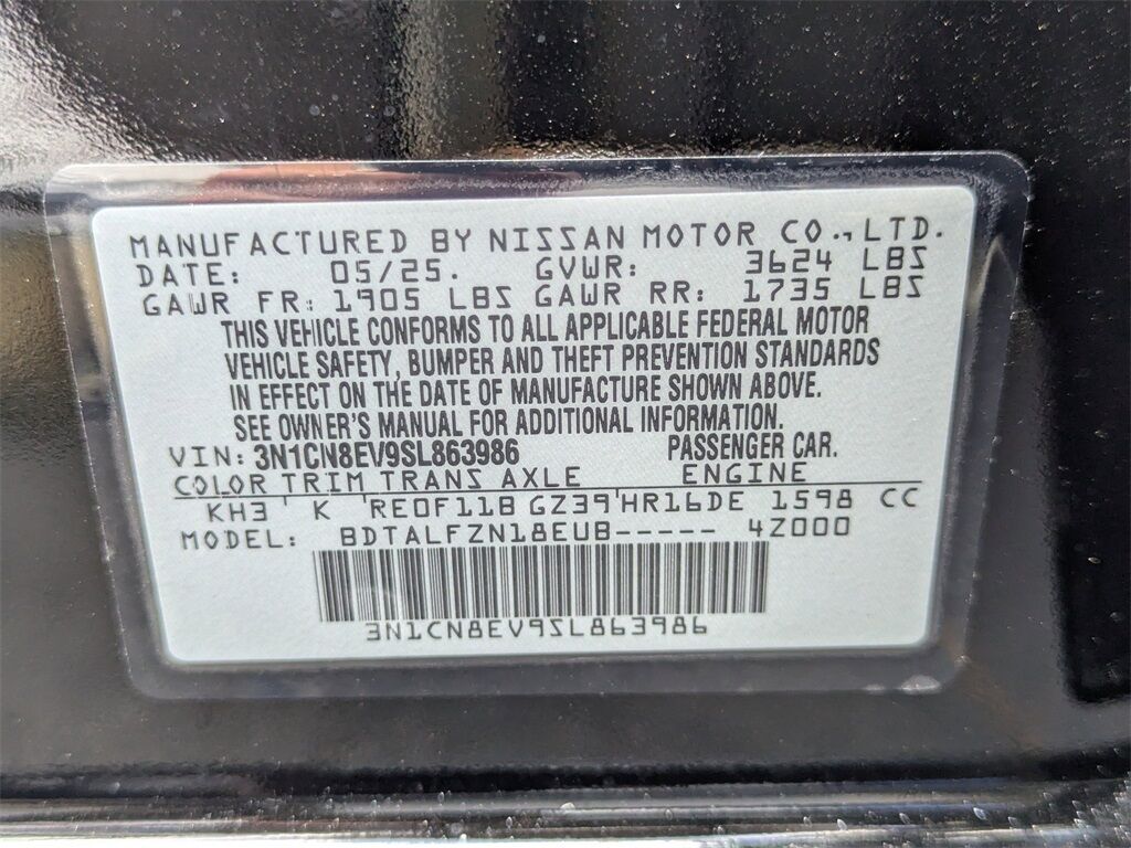 2025 Nissan Versa 1.6 SV Kennesaw GA