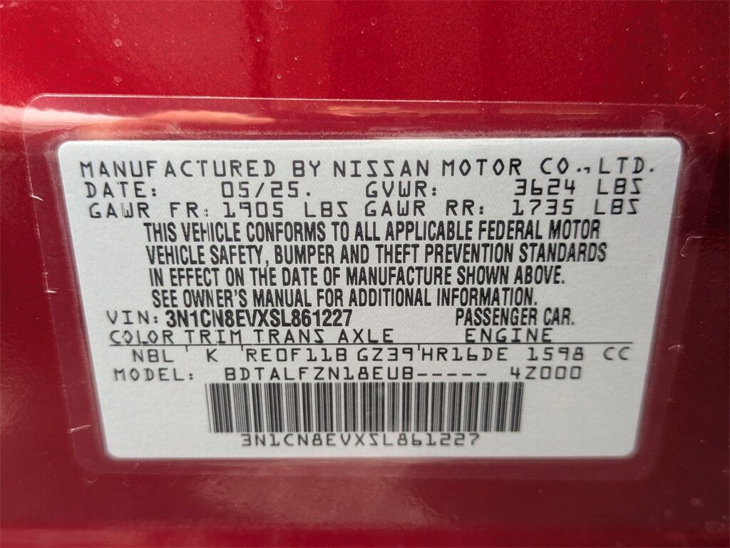 2025 Nissan Versa 1.6 SV Kennesaw GA
